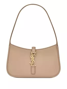 Saint Laurent сумка-тоут Le5 7 Hobo размера мини, нейтральный цвет