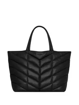 Saint Laurent сумка-тоут Puffer, черный