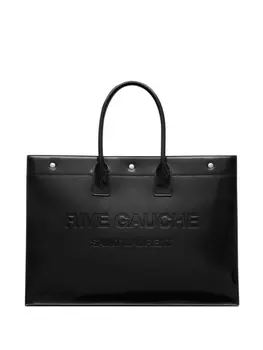 Saint Laurent сумка-тоут Rive Gauche, черный