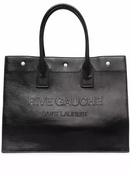 Saint Laurent сумка-тоут Rive Gauche, черный