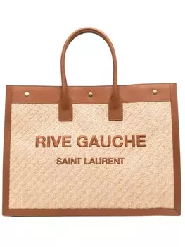 Saint Laurent сумка-тоут Rive Gauche, коричневый