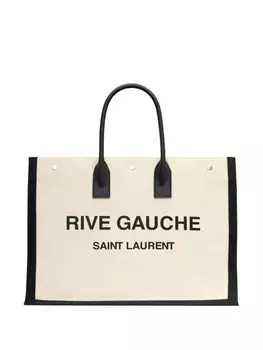 Saint Laurent сумка-тоут Rive Gauche, нейтральный цвет