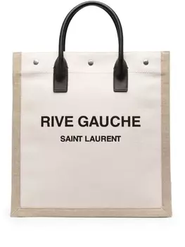 Saint Laurent сумка-тоут Rive Gauche, нейтральный цвет