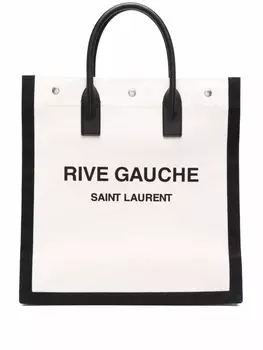 Saint Laurent сумка-тоут Rive Gauche, нейтральный цвет