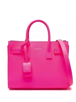 Saint Laurent сумка-тоут Sac de Jour размера мини, розовый