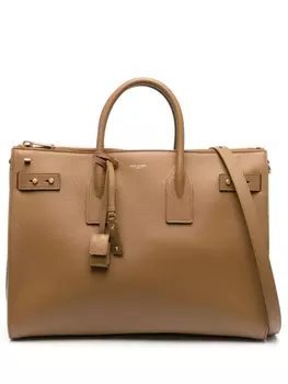 Saint Laurent сумка-тоут Sac De Jour, коричневый