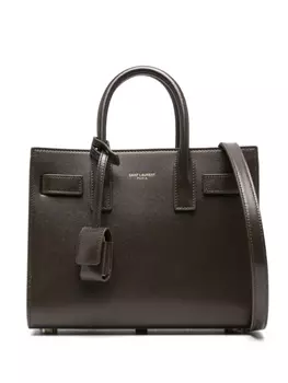 Saint Laurent сумка-тоут Sac de Jour размера мини, зеленый