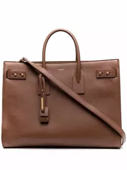 Saint Laurent сумка-тоут Sac Du Jour, коричневый