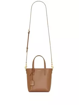 Saint Laurent сумка-тоут Toy Shopping размера мини, коричневый