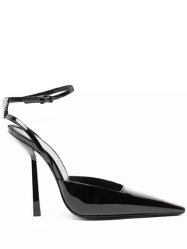 Saint Laurent туфли Anouk 115 с ремешком на пятке, черный
