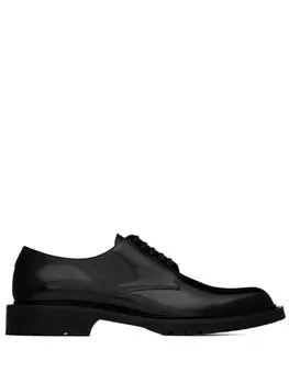 Saint Laurent туфли дерби Army, черный