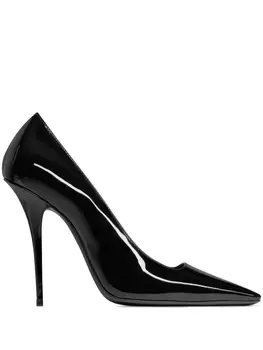 Saint Laurent туфли Zoe с заостренным носком, черный