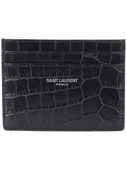 Saint Laurent визитница 'Paris', черный