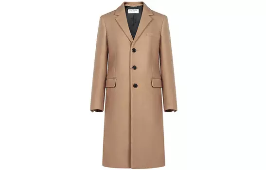 SAINT LAURENT Женская бархатная куртка, цвет Camel