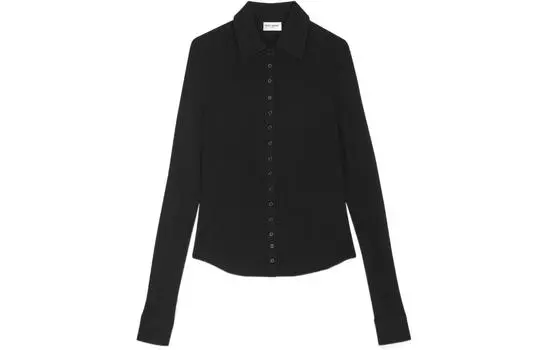 Рубашка женская Saint Laurent, черный