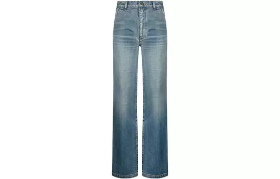 SAINT LAURENT Женские джинсы, цвет Blue