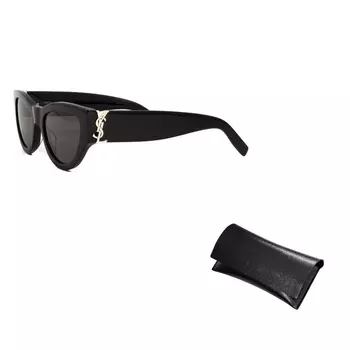 Женские солнцезащитные очки Saint Laurent, черный
