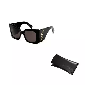 Женские солнцезащитные очки Saint Laurent, черный