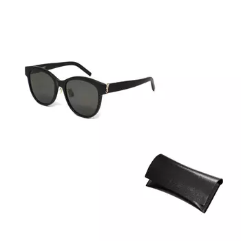 Солнцезащитные очки женские Saint Laurent с чехлом, черный