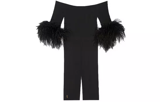 Комбинезон женский Saint Laurent, черный