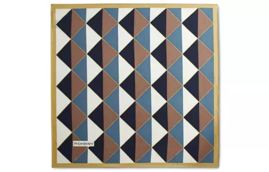 SAINT LAURENT Женский шелковый шарф, Multicolor