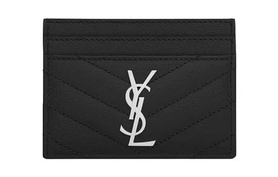 Saint Laurent Женский Визитница с монограммой