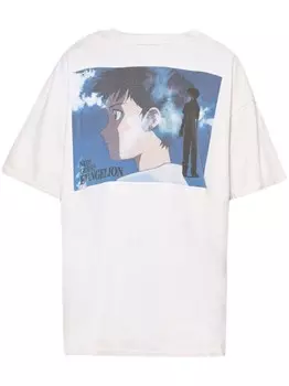 SAINT MXXXXXX футболка из хлопка Evangelion Shinji, белый