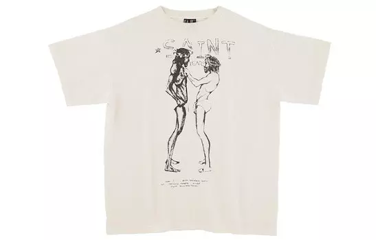 SAINT Mxxxxxx Футболка унисекс белые
