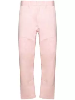 SAINT MXXXXXX укороченные хлопковые чиносы, розовый