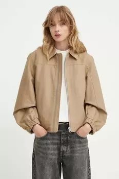 SAJOY хлопковая куртка Samsoe Samsoe, бежевый
