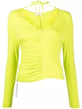 Saks Potts топ Buta со сборками, желтый