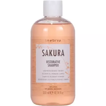 Сакура восстанавливающий шампунь 300мл, Inebrya