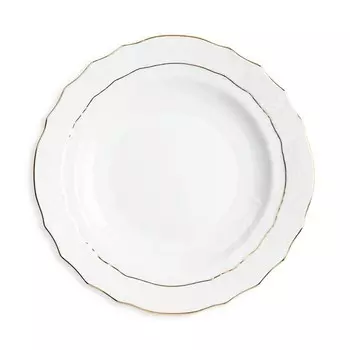 Салатная тарелка Херенд Голден Эдж Herend, белый