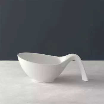 Салатница Flow с ручкой Villeroy & Boch, белый