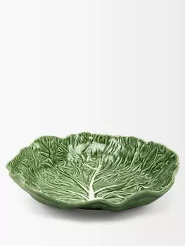 Салатница глиняная "кочанная капуста" большая Bordallo Pinheiro, зеленый