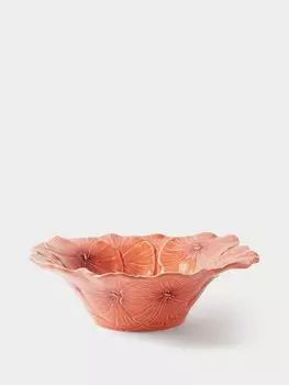 Салатница глиняная мальва Bordallo Pinheiro, оранжевый