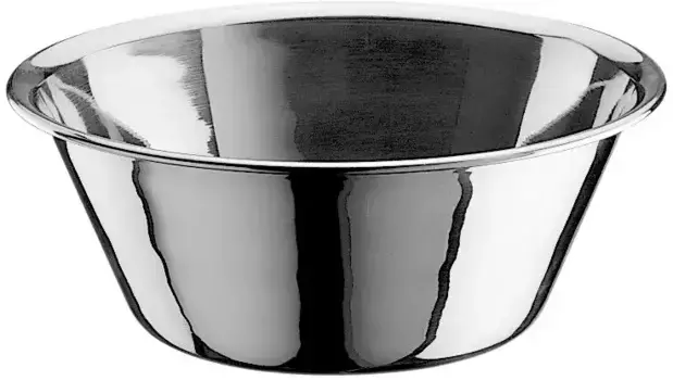 Салатница PINTINOX "Профессиональная", нержавеющая сталь 18/10, коническая форма, можно мыть в посудомоечной машине 32 см, цвет edelstahlfarben