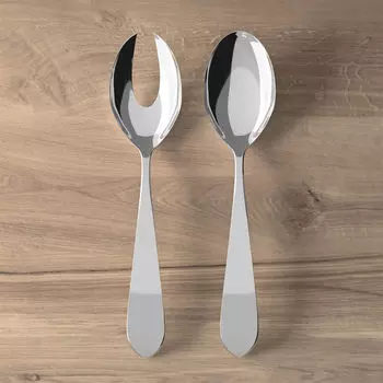 Салатный сервировочный набор Sereno XXL 2 шт 297 мм Villeroy & Boch, серебро/платина