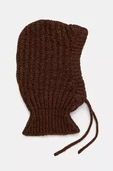 SALAYLA подшлемник из смесовой шерсти Samsoe Samsoe, коричневый