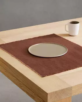 Салфетка 01 Zara Home by Vincent Van Duysen, красно-коричневый