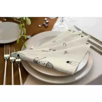 Салфетка Адам тканевая «Балерина», (4 шт.), GOTS органическая, сертифицирована CERES 0242, для детей Adam, розовый