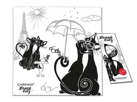 Салфетка для очков - Кошки (CARMANI)/CARMANI