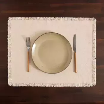 Салфетка из стираного хлопка Duma Room - El Corte Ingls, сырой