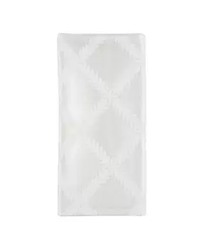 Салфетка лавровый лист 19 x 19 дюймов Lenox, серебро