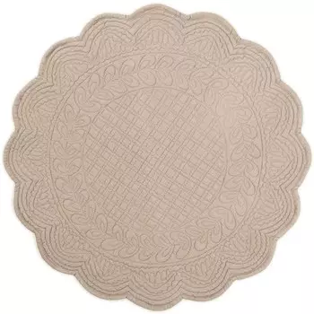 Салфетка на стол American Round из чистого хлопка - Cesar Marinette Saint-Tropez, корда