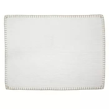 Салфетка на стол из чистого хлопка - Cavally Marinette Saint-Tropez, слоновая кость