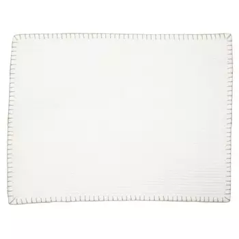 Салфетка на стол из чистого хлопка - Cavally Marinette Saint-Tropez, белый