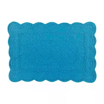 Салфетка на стол из чистого хлопка - Cesar Marinette Saint-Tropez, капри синий