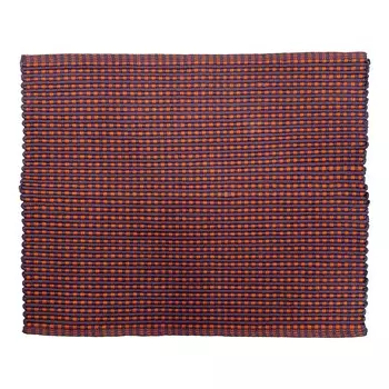 Салфетка на стол из чистого хлопка - Лофт Fazzini, цвет Ametista/Arancio