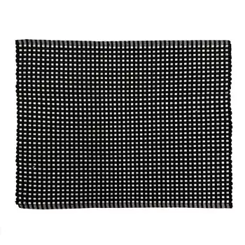 Салфетка на стол из чистого хлопка - Лофт Fazzini, цвет Nero/Bianco